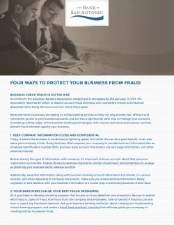 Let Us Help Protect Your Business