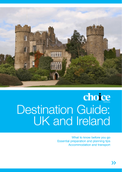 the UK and Ireland travel guide