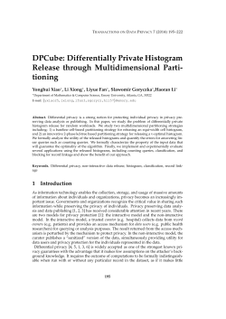 DPCube: Differentially Private Histogram Release through