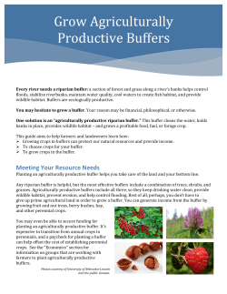 Grow Agriculturally Productive Buffers