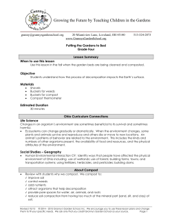 Putting the Gardens to Bed