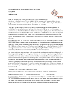 DiscoveryBioMed, Inc. Human ADPKD Primary Cell Cultures Spring