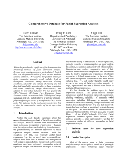 Comprehensive Database for Facial Expression