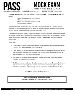 LING 1001 AB &ndash; Mock Midterm 2