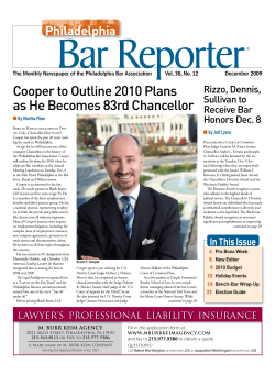 December 2009 - Philadelphia Bar Association