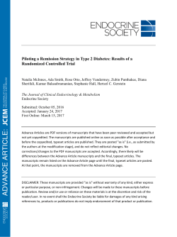 advance article: jcem