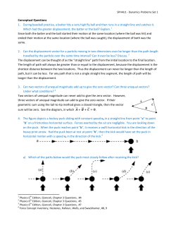 Dynamics Problems Set1(12) Solutions