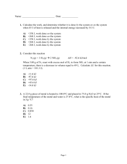 CHEM 101 2nd Majer (Term 112)