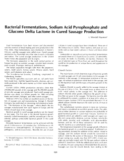Bacterial Fermentations, Sodium Acid Pyrophosphate and Glucono
