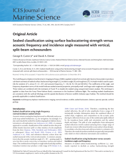 Seabed classification using surface backscattering strength versus