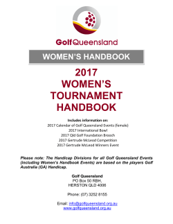 to - Golf Queensland