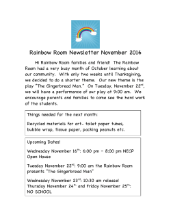 Newsletter November 2016