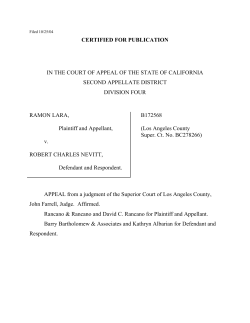 LARA v. NEVITT | FindLaw