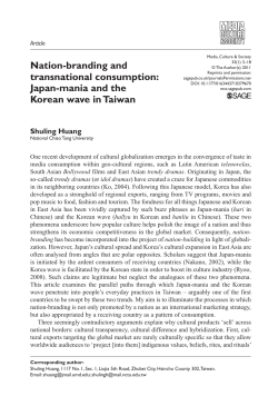 Nation-branding and transnational consumption: Japan