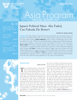 Legacies of the Abe Administration