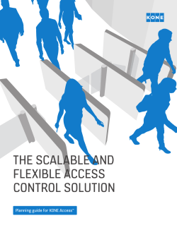 KONE Access planning guide