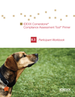 Compliance Assessment Tool Primer Workbook