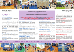 AWA Secondary Workshop Info