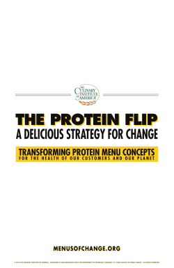 Protein Flip - Menus of Change