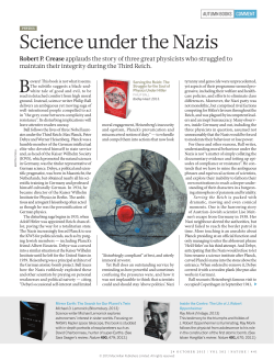 Science under the Nazis
