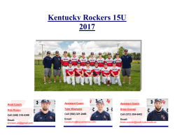 Kentucky Rockers 15U 2017