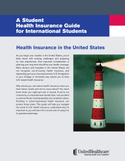 A Student Health Insurance Guide for International Students