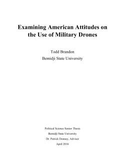 Examining American Attitudes on the Use of Military Drones