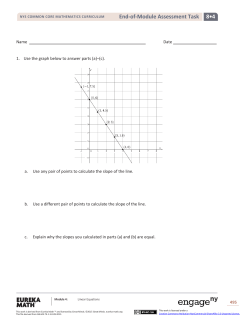 End-of-Module Assessment