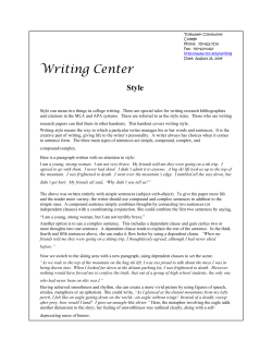 Style - Tidewater Community College