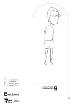 Cut along solid lines to paper edge. Fold on dotted lines. Tape flap