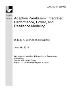 Adaptive Parallelism: Integrated Performance, Power, and