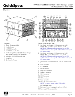 HP ProLiant DL380 Generation 4 (G4) Packaged Cluster with