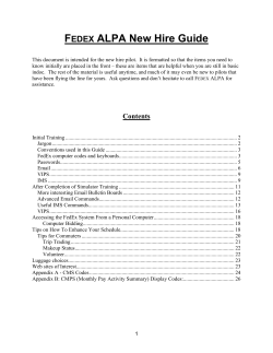 New Hire Guide - Crewroom