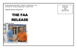 March 2015 Issue - Florida Archery Association