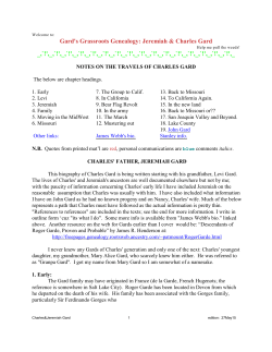 Gard - RootsWeb: Freepages