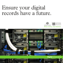 Ensure your digital records have a future. - Xena