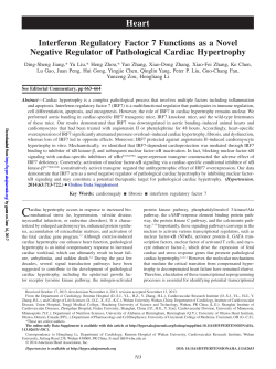 Interferon Regulatory Factor 7 Functions as a Novel Negative