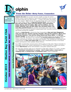October 2014 - Shelter Bay Yacht Club
