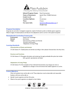 Characteristics of Plants and Animals Structure and Functions