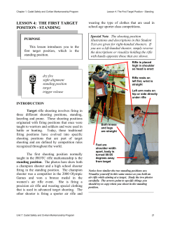 The First Target Position--Standing - Mat