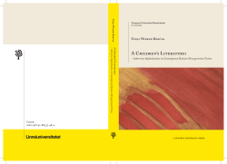 Fedja Borcak, Doctoral Thesis