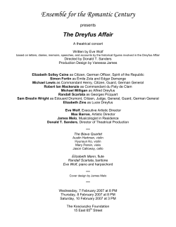 program - Ensemble for the Romantic Century