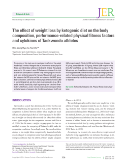 The effect of weight loss by ketogenic diet on the body composition