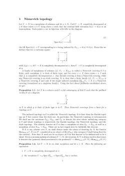1 Nisnevich topology