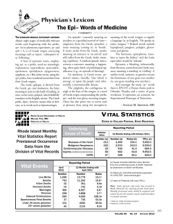 the epi&ndash; Words of medicine - Rhode Island Medical Society