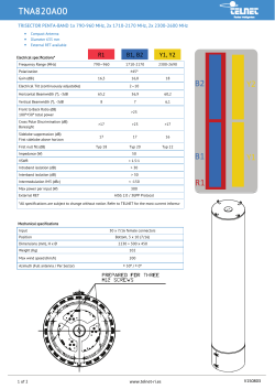 TNA820A00 Y2 Y1 R1 B2 B1