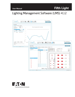 Fifth Light LMS 4.12 Users Manual PDF