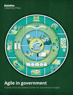 Agile in government - Deloitte University Press
