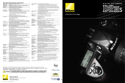 En Nikon Digital SLR Camera D2Hs Specifications