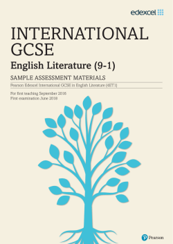 international gcse - Edexcel